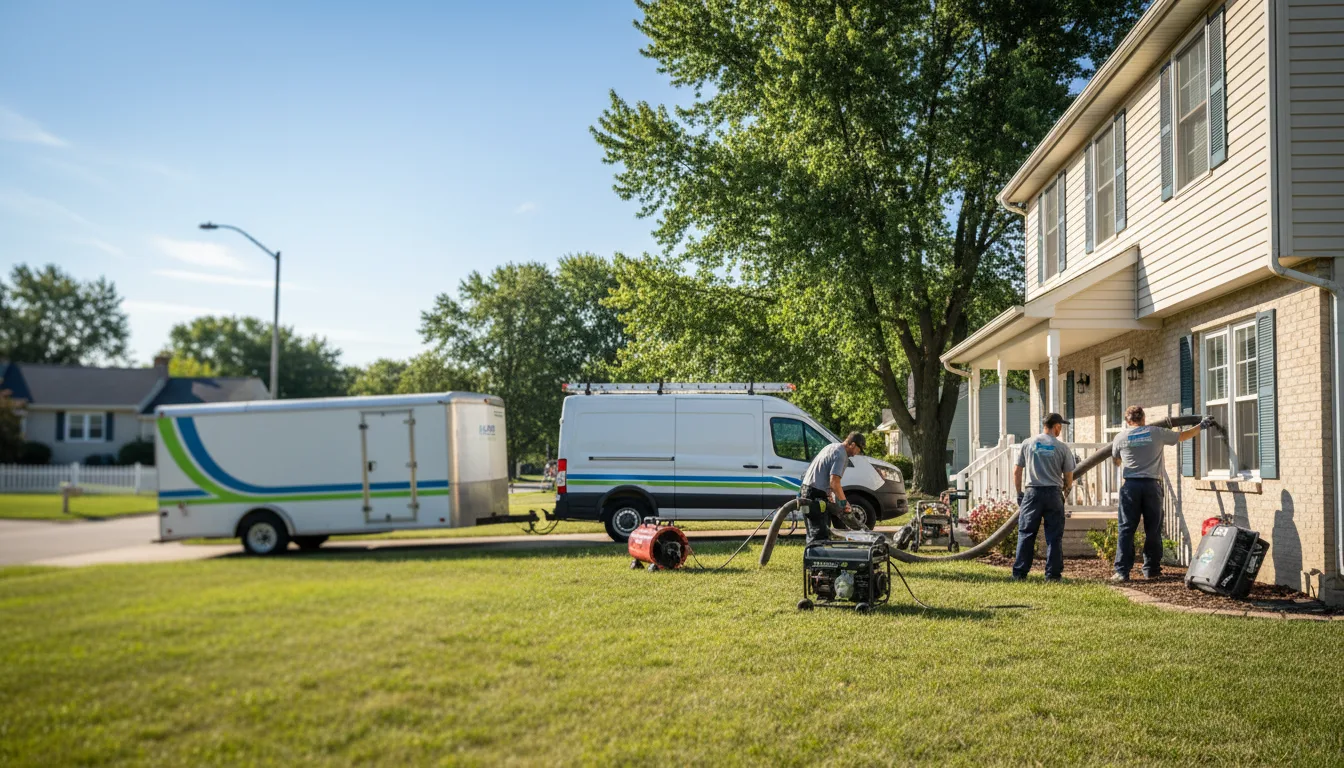 Flooded Basement Restoration And Cleanup With Repair in Fulton, KS near me